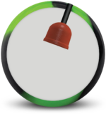 White Dot - Lime Swirl - Image 2