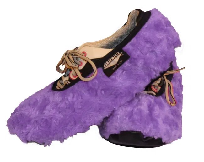 FUZZY-Shoe-Cover-Ladies-Lavender-Medium-Brunswick.jpg FUZZY Shoe Cover Ladies Lavender /Medium - Image 1