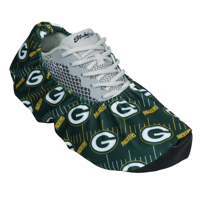 Green-Bay-Packers-Shoe-Covers-hammer.png Green Bay Packers Shoe Covers - Image 1