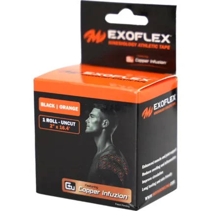 ExoFlex Kinesiology Black/Orange ROLL