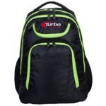 Backpack Black W/Lime Zipper