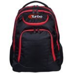 Backpack Black W/Red Zipper
