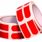 Tape Red Slick Strips 1-inch Roll 500 Piece