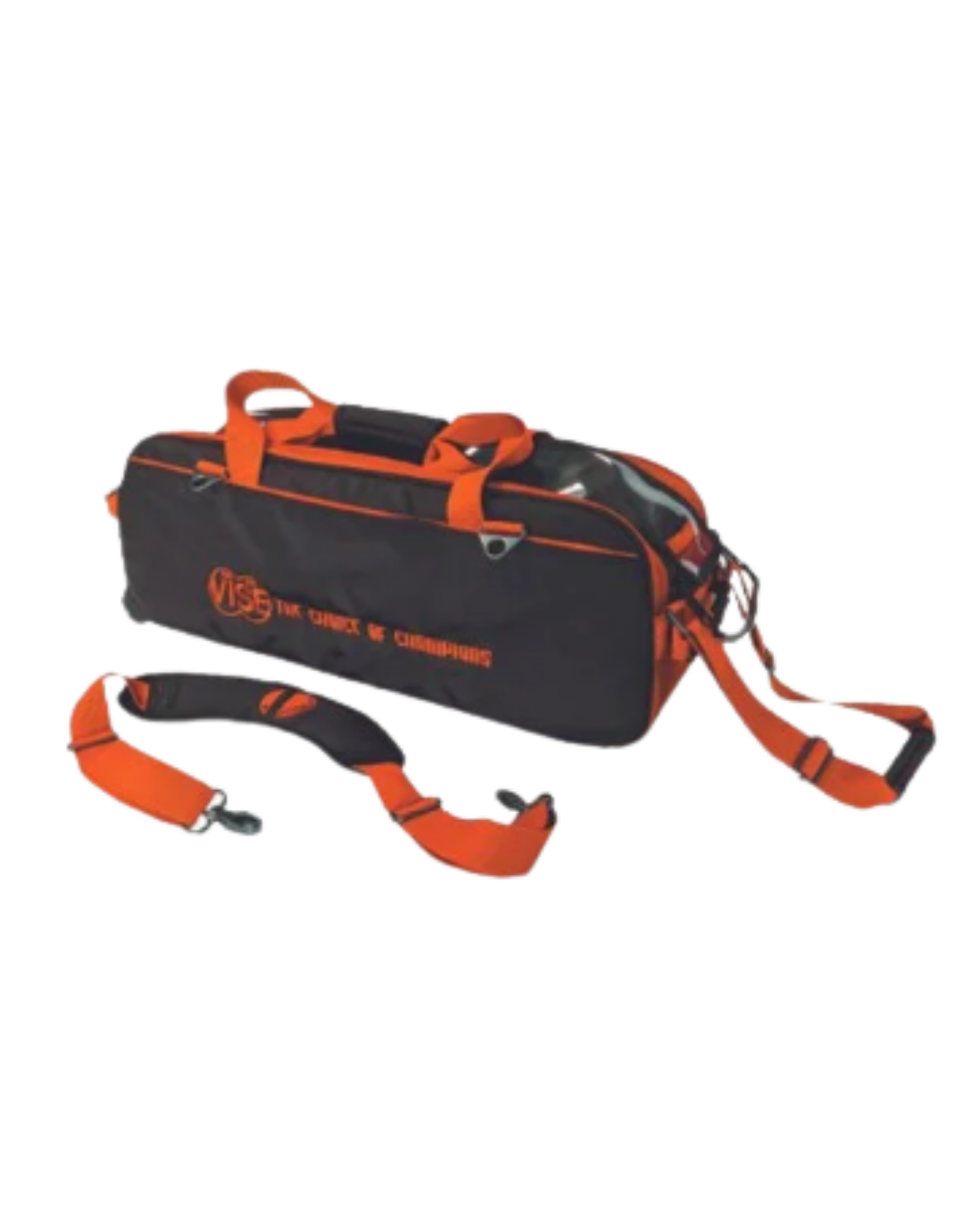 vise-3-ball-tote-roller-black-orange.png Vise Vise 3 Ball Tote Roller Black/Orange - Image 1